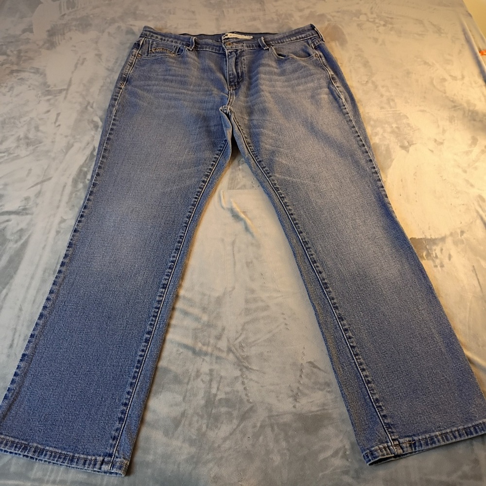 Levis 505 Straight Leg Jeans Womens 12S Blue Denim Medium Wash 15505-0081
